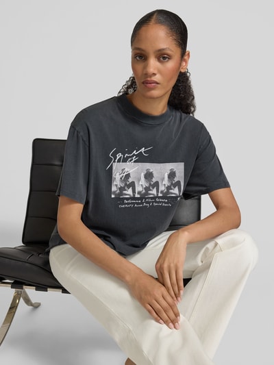 Anine Bing T-Shirt mit Motiv-Print Black 3