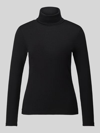 s.Oliver RED LABEL Regular Fit Langarmshirt aus reiner Baumwolle Black 2