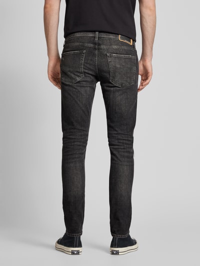 Jack & Jones Jeans in used-look, model 'GLENN' Donkergrijs - 5