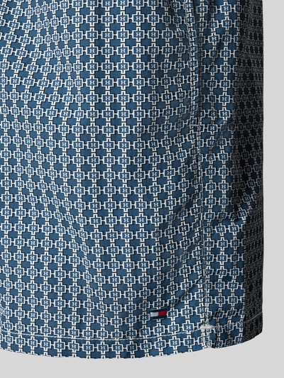 Tommy Hilfiger Badehose mit Allover-Muster Dunkelblau 3