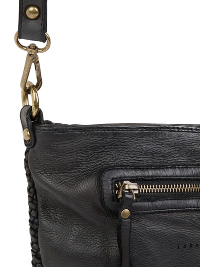 Lara Lauren Clutch aus Leder Modell 'Caja' Black 3