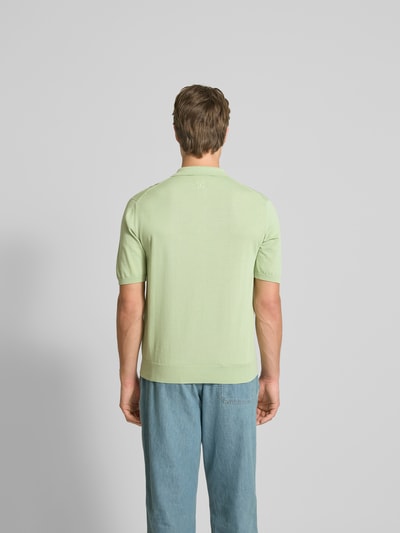 Closed Poloshirt mit gerippten Abschlüssen Gruen 5