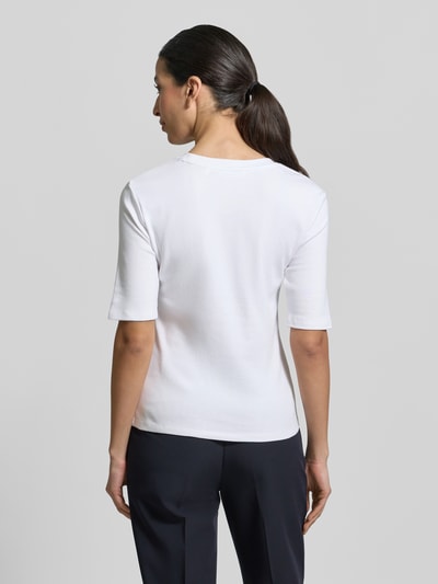 Christian Berg Woman Slim Fit T-Shirt im Halbarm-Design Weiss 5