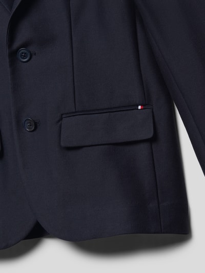 Tommy Hilfiger Teens Blazer mit angedeuteten Taschen Modell 'COMFORT' Marine 2