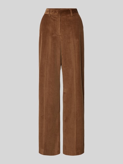 Weekend Max Mara Straight Fit Cordhose aus reiner Baumwolle mit seitlichen Eingrifftaschen Modell 'TANIA' Hazel 2