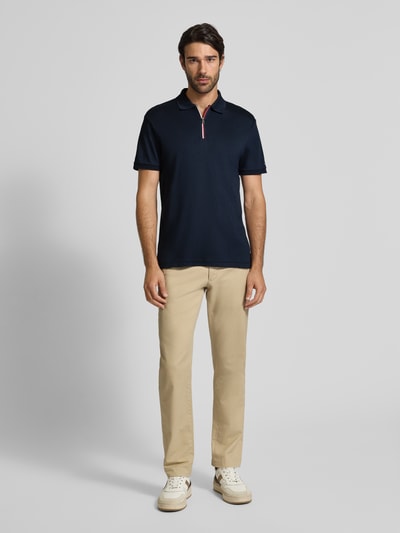 Tommy Hilfiger Regular Fit Poloshirt aus reiner Baumwolle Dunkelblau 1