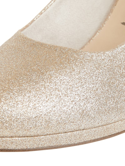 Tamaris Pumps mit Glitter-Effekt Gold 2