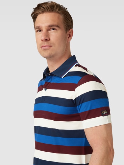 Paul & Shark Poloshirt mit Streifenmuster Bordeaux 3