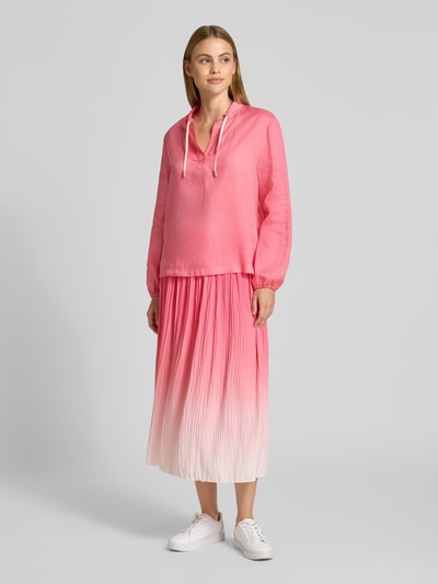 Marc Cain Midirock in Crinkle-Optik mit elastischem Bund Pink 1