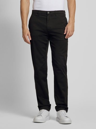 Tommy Hilfiger Chino met achterzakken, model 'DENTON' Zwart - 4