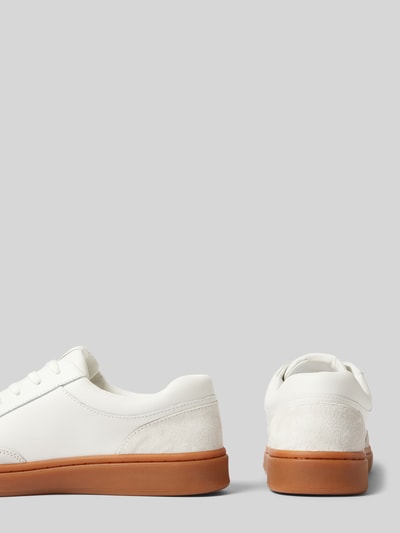 Lauren Ralph Lauren Ledersneaker mit Label-Details Weiss 2