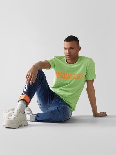 Dsquared2 T-Shirt mit Brand-Print Gruen 6