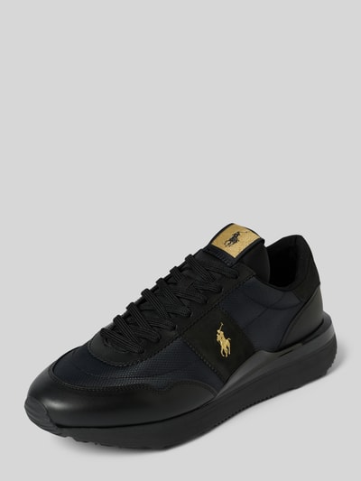 Polo Ralph Lauren Sneakers met vetersluiting Zwart - 1