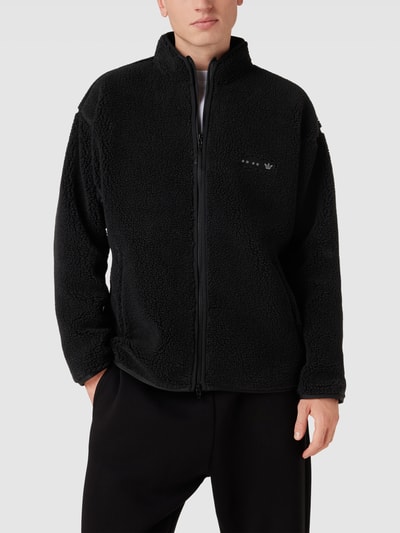 adidas Originals Sweatjacke mit Label-Details Modell 'ESSENTIAL HOODY' Black 4