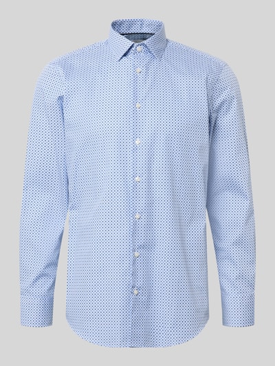 Christian Berg Men Regular Fit Businesshemd mit Kentkragen Bleu 2