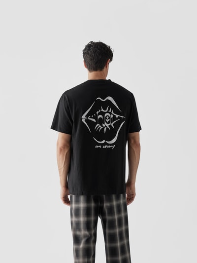 Our Legacy T-Shirt mit Motiv Schwarz 5
