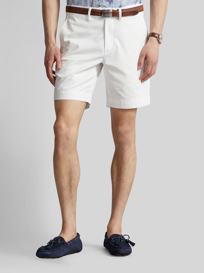 Polo Ralph Lauren Straight Fit Chinoshorts aus Baumwoll-Mix Weiss 4