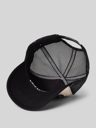 CARLO COLUCCI Trucker Cap mit Label-Print Black 2