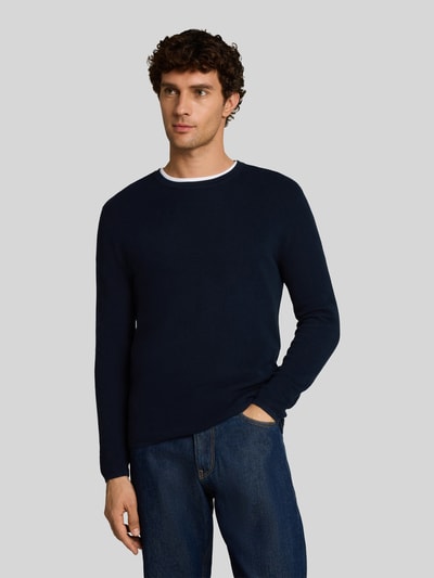 Tom Tailor Denim Regular Fit Pullover aus reiner Baumwolle Marine 4