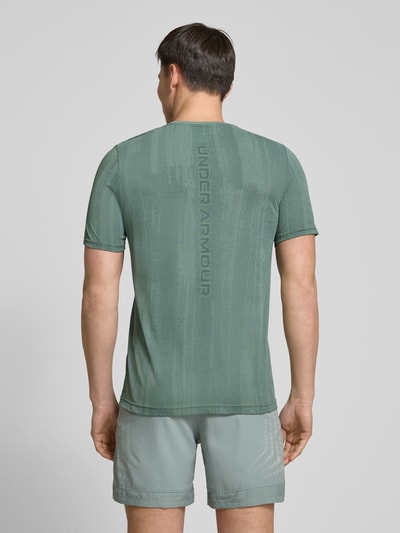 Under Armour T-shirt met labelprint Mintgroen - 5