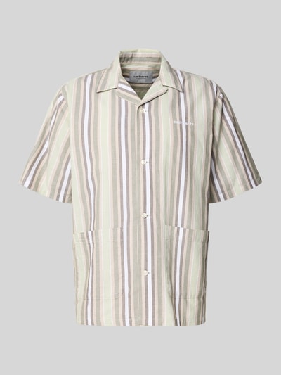 Carhartt Work In Progress Regular fit vrijetijdsoverhemd met labelstitching Zand - 2