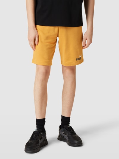 PUMA PERFORMANCE Sweatshorts mit Label-Print Orange 4