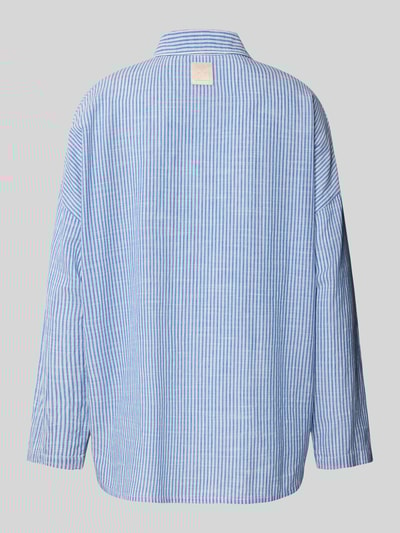 CCDK Copenhagen Góra od piżamy z listwą guzikową model ‘Amanda’ Niebieski 3