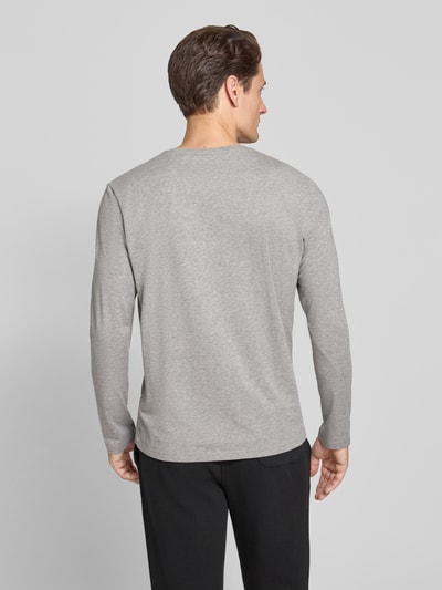 BOSS Regular Fit Langarmshirt aus Baumwoll-Mix Modell 'MIX&MATCH' Mittelgrau 5