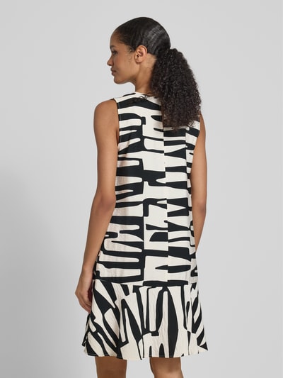 OPUS Sukienka mini z okrągłym dekoltem model ‘Wenola’ Czarny 5