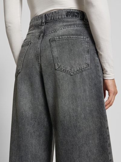 JAKE*S STUDIO WOMAN Wide Leg Jeans mit Bundfalten Mittelgrau 3