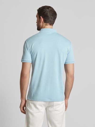 SELECTED HOMME Poloshirt mit kurzem Reißverschluss Sky 5