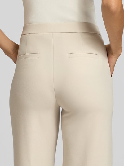 Raffaello Rossi Wide Leg Hose mit Eingrifftaschen Modell 'Palina' Sand 3