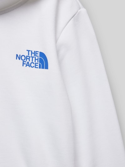 The North Face Bluza o kroju regular fit z kapturem i nadrukiem z logo model ‘REDBOX’ Biały 2