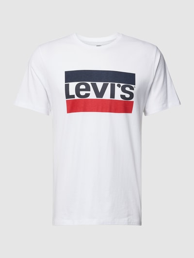 Levi's® T-Shirt mit Label-Print Weiss 2