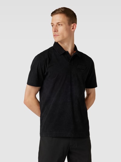 BOSS Orange Poloshirt mit Label-Patch Modell 'Peozone' Black 4