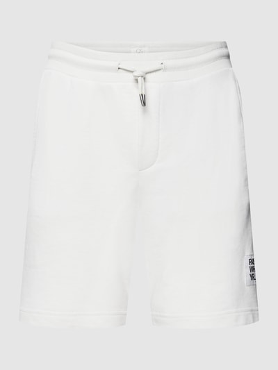 QS Korte broek met labelpatch Offwhite - 2