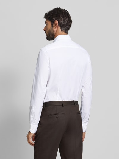 Tommy Hilfiger Tailored Slim Fit Businesshemd aus Baumwoll-Mix Weiss 5