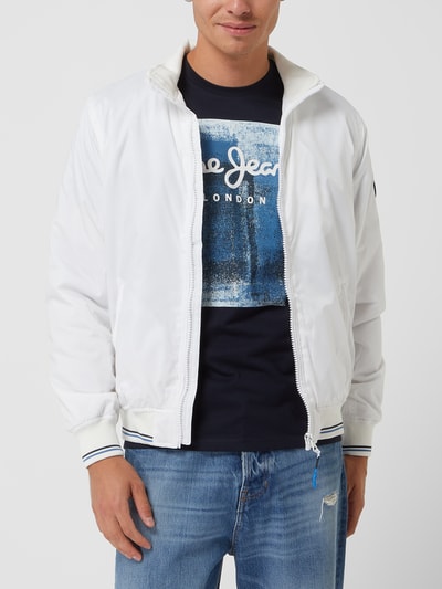 Pepe Jeans Blouson mit Reißverschlusstaschen Modell 'Jake' Weiss 4