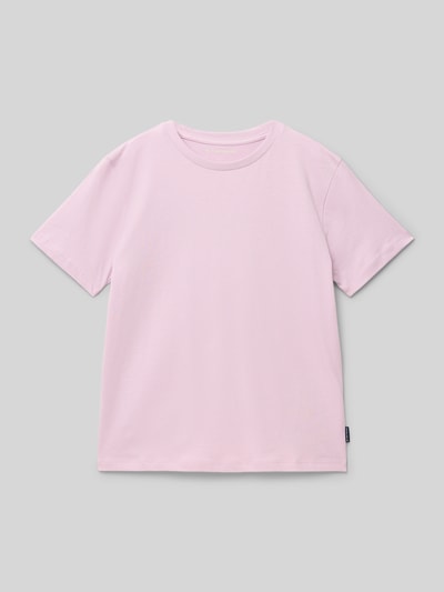 Tom Tailor Regular fit T-shirt van puur katoen Mauve - 1