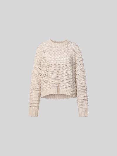 Juvia Relaxed Fit Pullover mit Lockmuster Sand 2