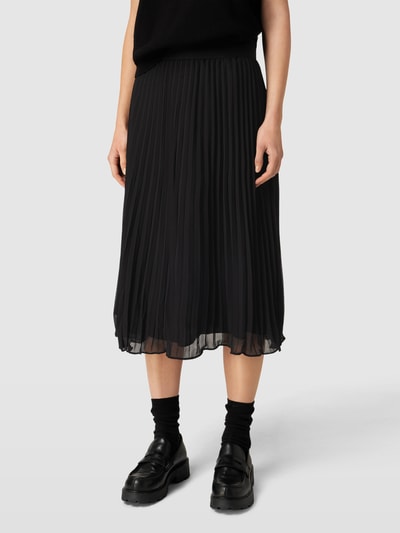 DKNY Maxirock mit Plisseefalten Schwarz 4
