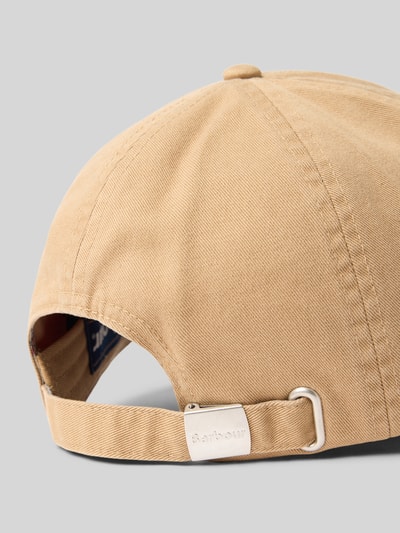Barbour Basecap aus reiner Baumwolle Modell 'CASCADE' Beige 3