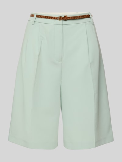 Christian Berg Woman Bermudas mit Eingrifftaschen und Gürtel Mint 2