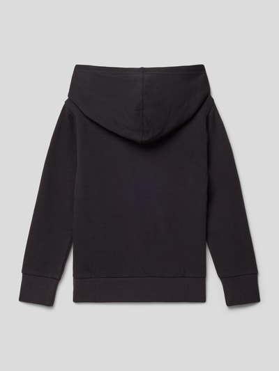 CHAMPION Hoodie mit Label-Stitching Black 3