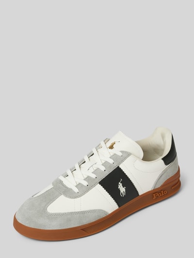 Polo Ralph Lauren Sneaker mit Logo-Stitching Modell 'AERA' Weiss 1