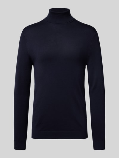 Only & Sons Regular Fit Rollkragenpullover aus Viskose-Mix Modell 'WYLER' Marine 2