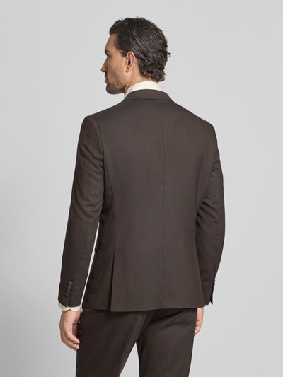 SELECTED HOMME Slim fit colbert met wol, model 'NEIL' Donkerbruin - 5