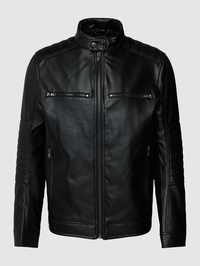 MCNEAL Jacke in Leder-Optik Schwarz 2