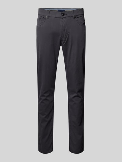 Christian Berg Men Regular fit chino in 5-pocketmodel Donkergrijs - 2