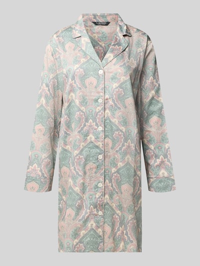 Lauren Ralph Lauren Relaxed Fit Nachthemd aus Baumwoll-Mix Schilf 1